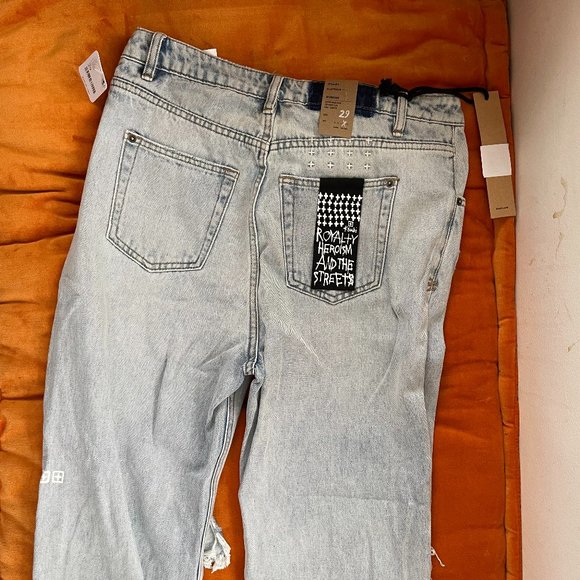 tsubi Free People Playback Skream Trashed Jeans - Picture 5 of 5